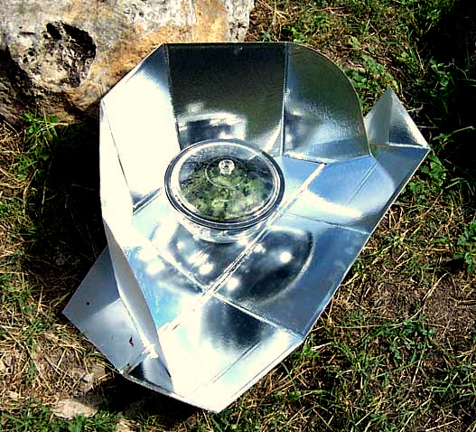 solar oven kit used at Sierra Gorda