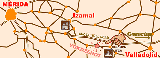 Map to Yokdzonot