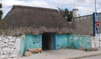 Maya hut